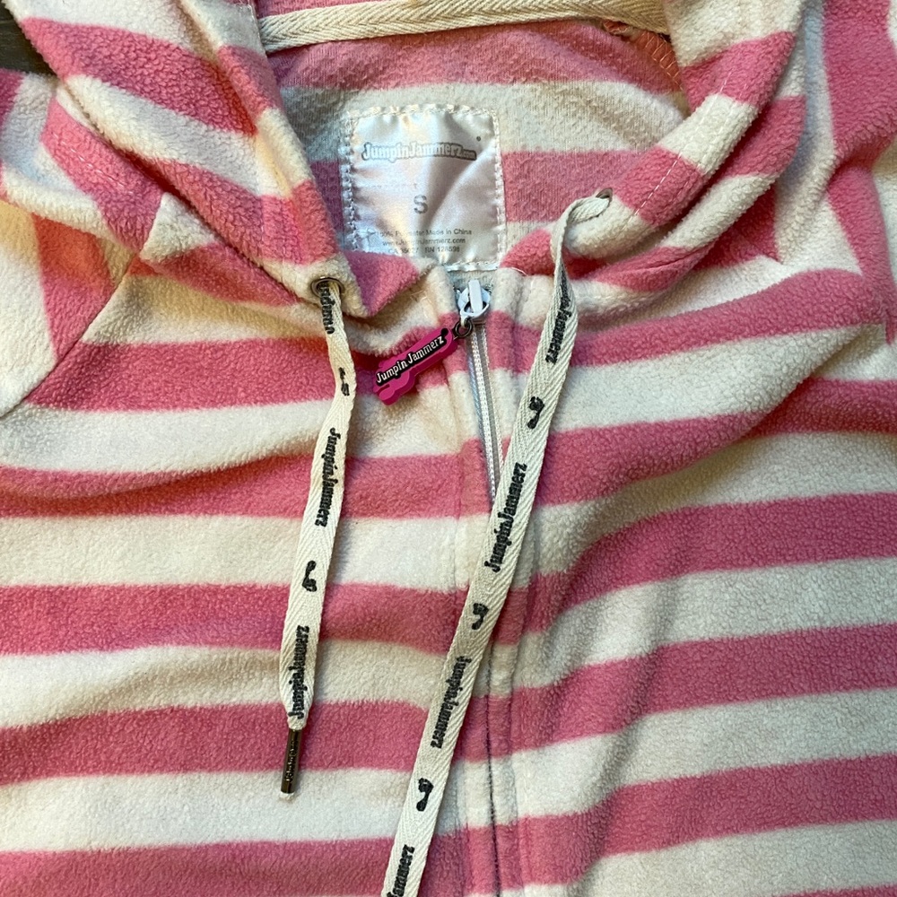 Jumpin Jammerz Footie Hooded Pajamas - S - Picture 2 of 7